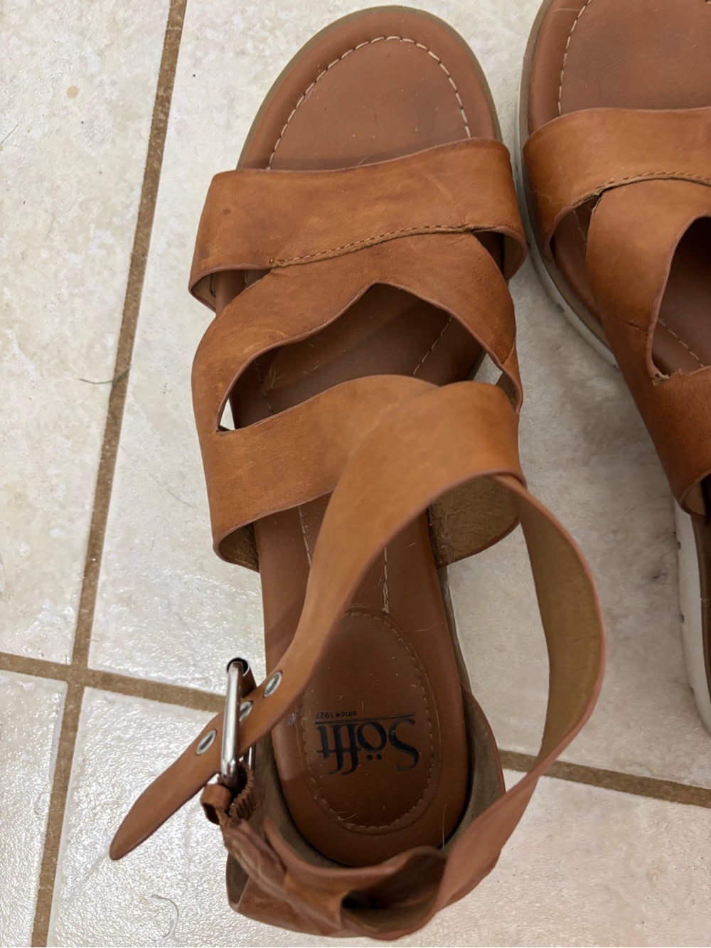 Sofft Leather Sandal - Picture 2 of 5